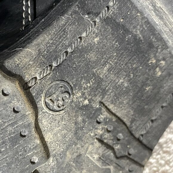 Women’s Black Faux Leather Lace Up Ankle Boots 6 - Picture 9 of 10